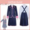 Exusiai Cosplay Kostüm Set Schuluniform Kleid mit süßem Rock
