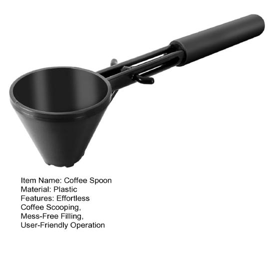 Coffee Spoon Funnel for Protein Powder Milk Powder Filling Long Handle Measuring Scoop for Water Bottles K-Style Cup Coffee Capsule Refill Tools