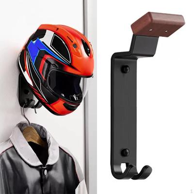 Helmet Holder Motorbike Rack Wall Mount Display Hanger Gear Organizer for Bike Hat