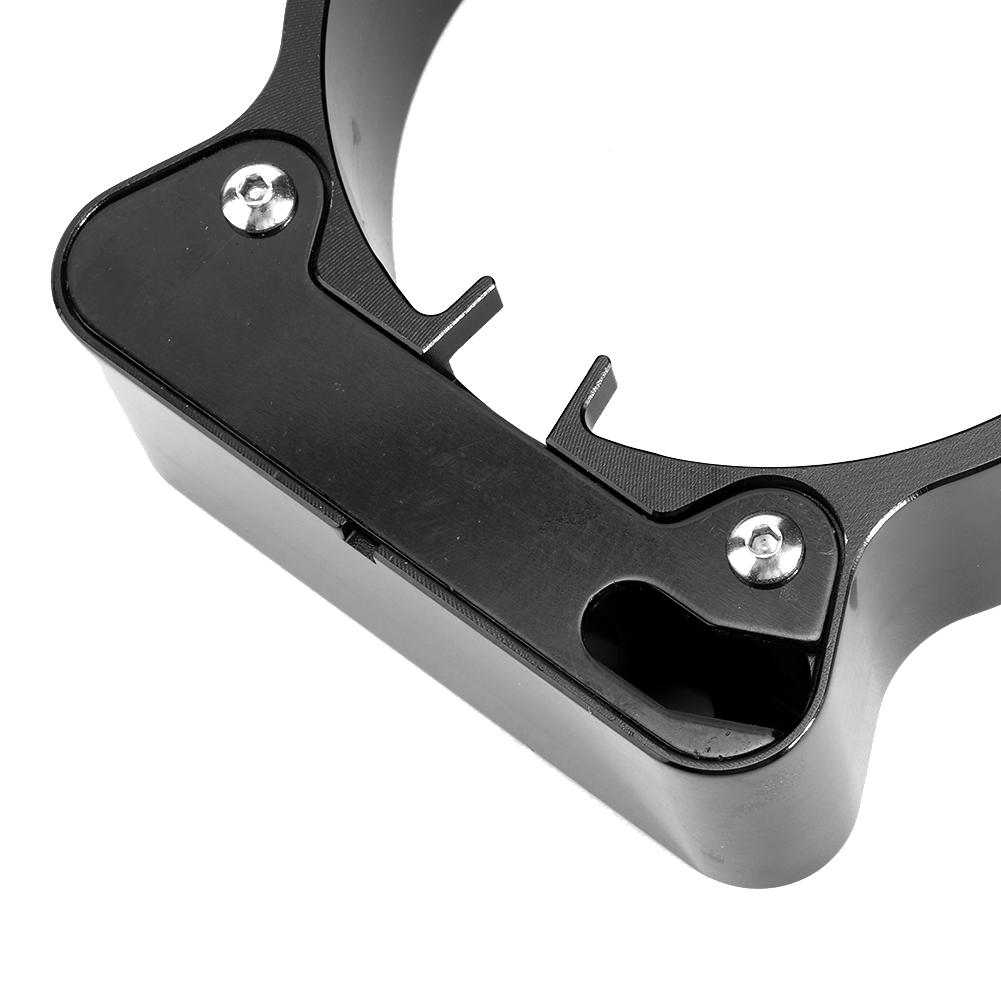 Motorcycle meter Bracket, Black Aluminum Side Mount meter Relocation Bracket Motorcycle Modified Accessory