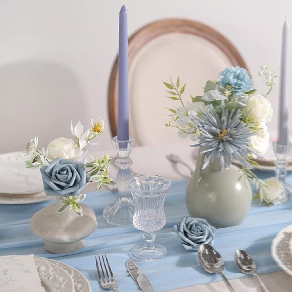 Simulierter Blumenkasten Geburtstag Heiratsantrag Blumenkopf mit Stiel Hochzeit Braut Blumen halten Atmosphärendekoration Blumen 1 Box