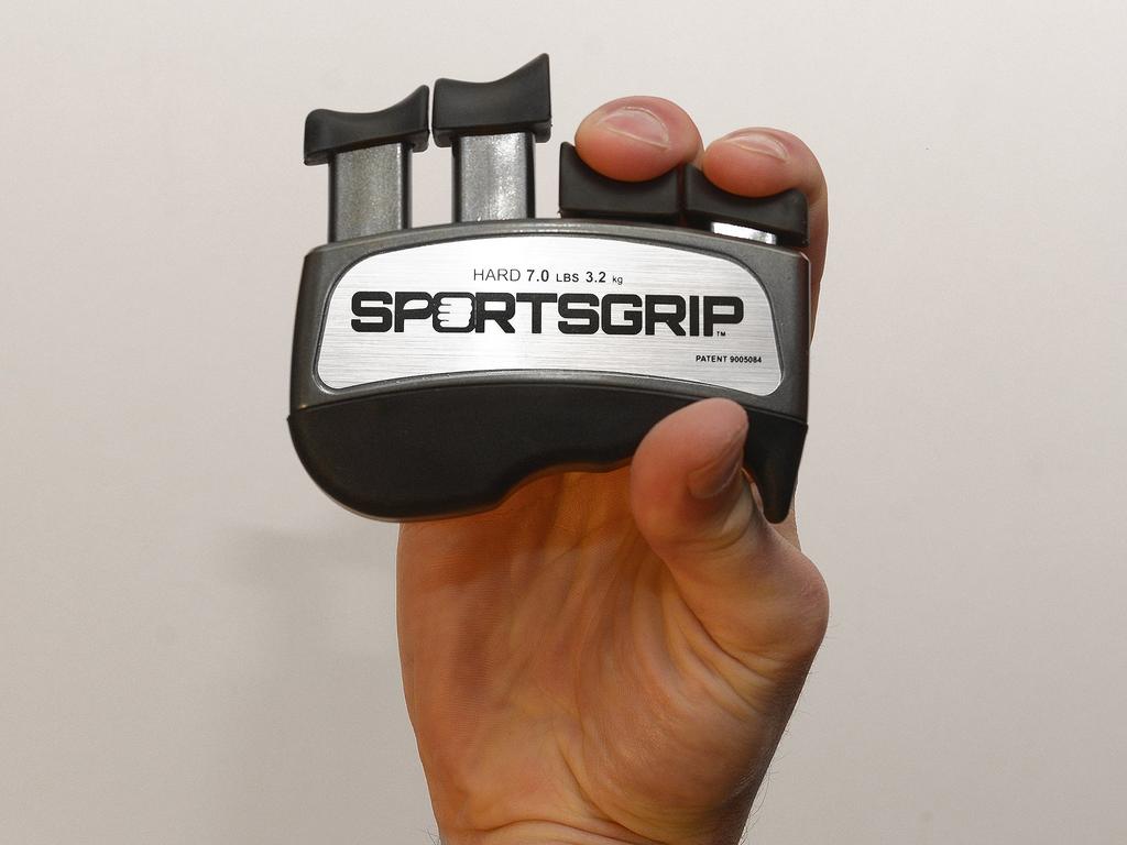 SPORTSGRIP Hand- & Finger-Trainer (Hart - 7 lbs  3.2 kg) – Ergonomischer Fingerstärker verbessert die Griffkraft für alle Sportler