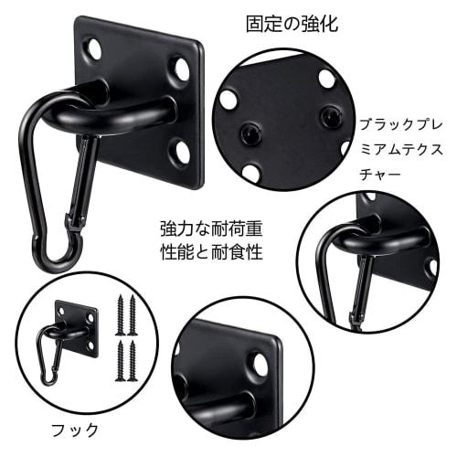 TongWey Ceiling Hook Eye Plate Hanging Hardware Wall Hook U-Shaped 304 Stainless Steel Corrosion Resistant Rust-Free High Strength Mounting (4 Pad Eye