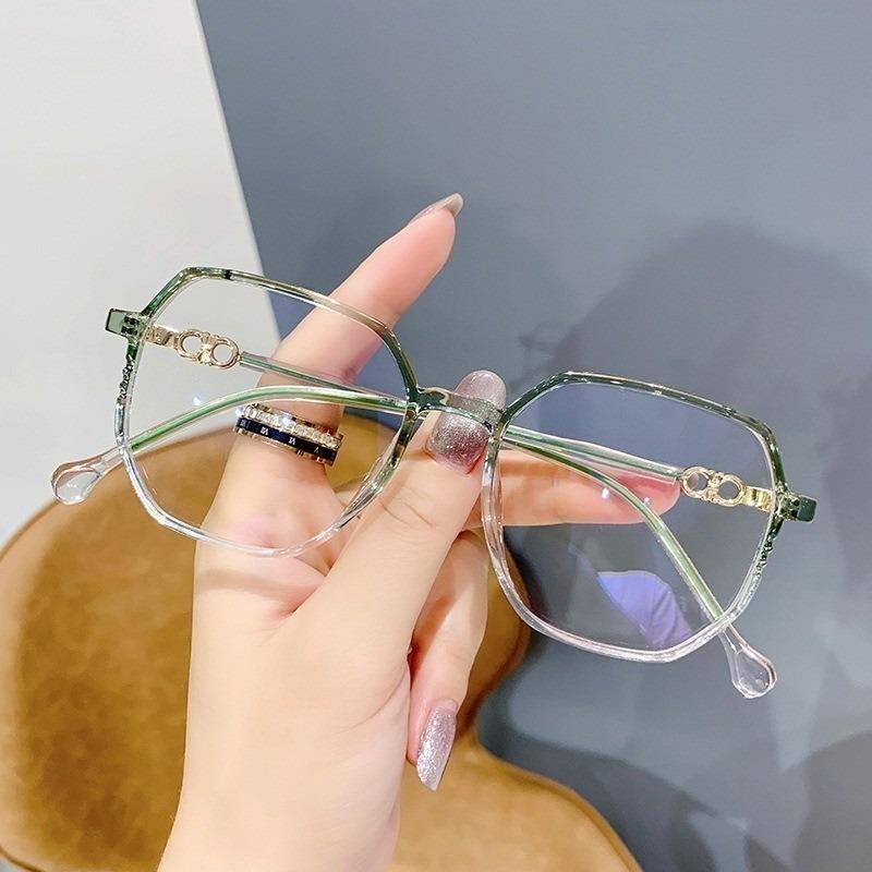 Round Fashionable Frame Computer Anti Radiation Anti Blue Light Glasses Light Weight Eyeglass