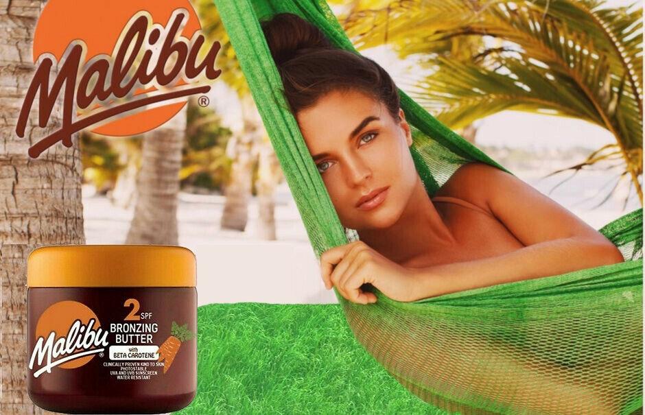 Malibu Zrychlovač opálení máslo SPF2 300ml