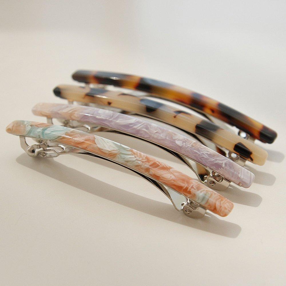 Jlauren Slim Straight Line Cellulose Automatic Hairpin H0801