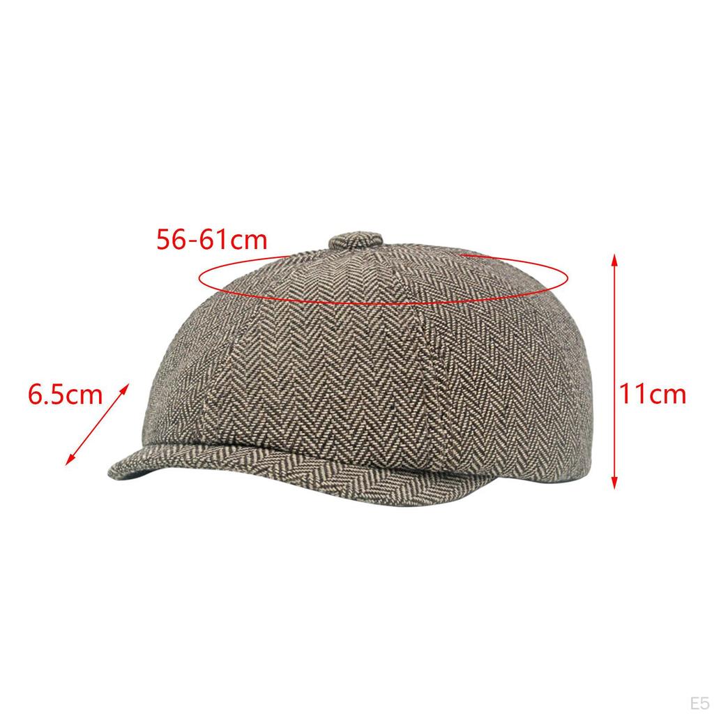 Beret Hat Flat Cap Classic Gift Fall Headwear Fashion Warm Painter Cabbie for
