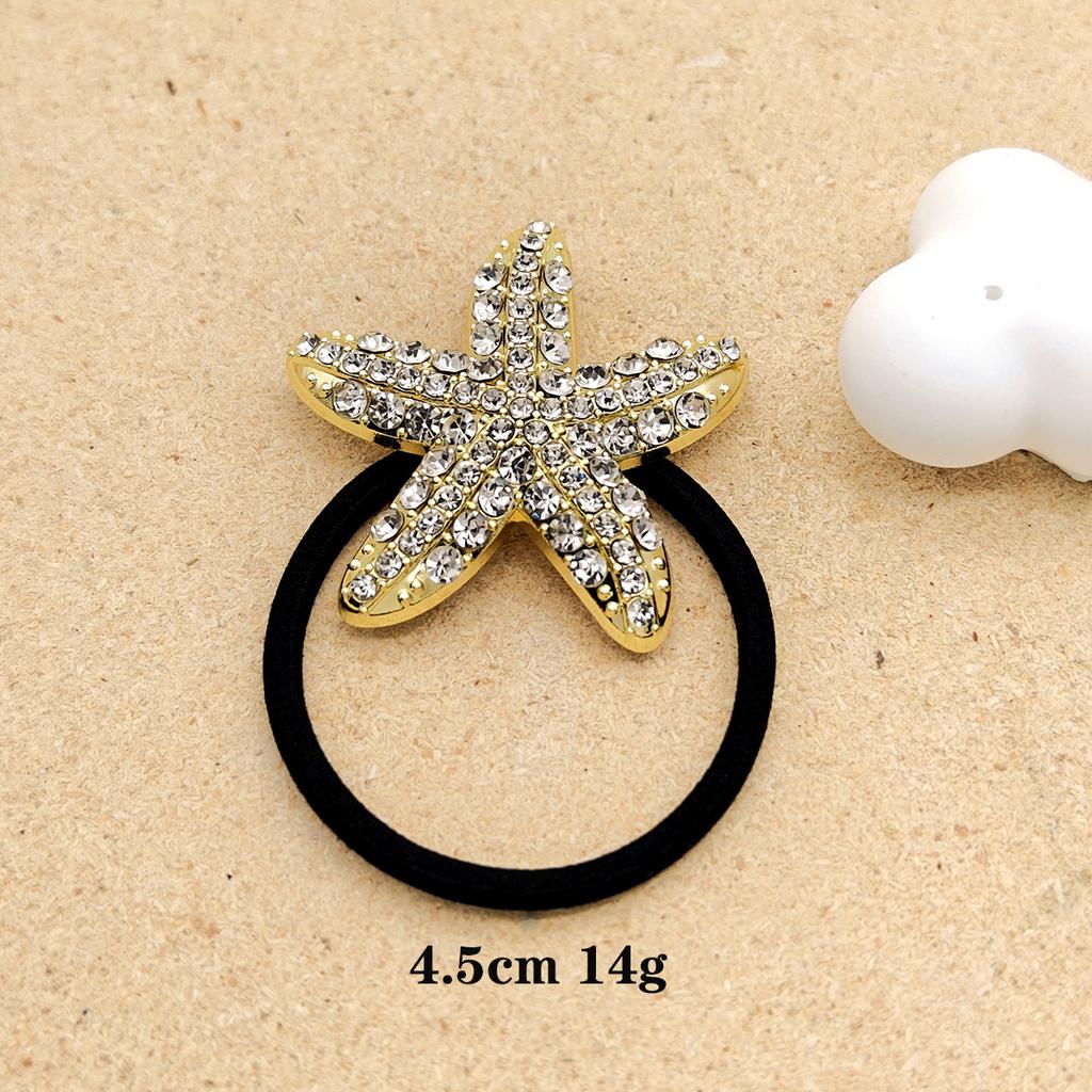 Hair Accessories Light Luxury Versatile Five-pointed Star Hair Rope High-end Fashion Versatile Starfish Ponytail Headband Headdress