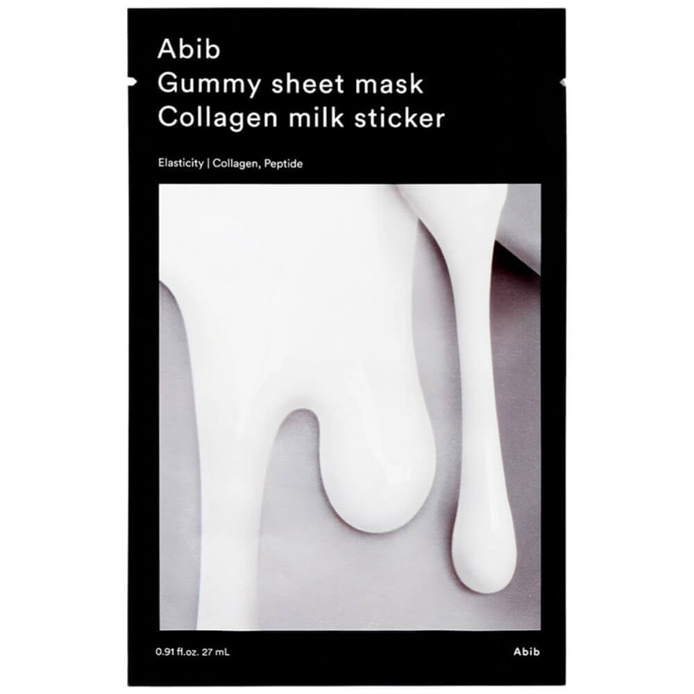 Gummy Sheet Mask Collagen Milk Sticker 27 ml x 10 ea