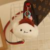 Inspired Cartoon Cha Siu Bao Plush Toy Keychain Pendant Accessories Backpack