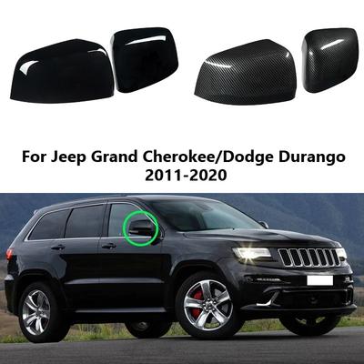 1 Pár Jeep Grand Cherokee/Dodge Durango 2011-2020 Autó Visszapillantó Szárny Tükör Borítás Ajtó Oldalsó Tükör Ház Bal Jobb