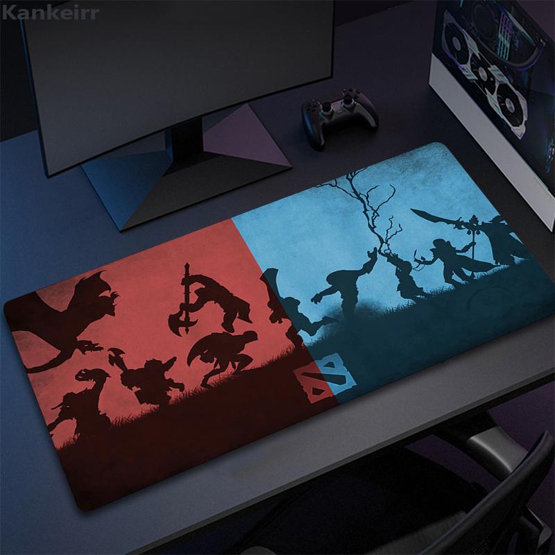 Dota 2 Mauspads Großes Tastaturpad Schreibtisch Gaming Mauspads Laptop Anti-Rutsch Büro Naturkautschuk Gamer Schreibtisch dota2 Mauspads PC