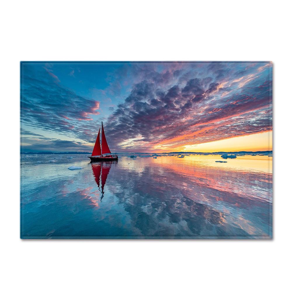 Scenic Carpet Feather Wind Bedroom Floor Mat