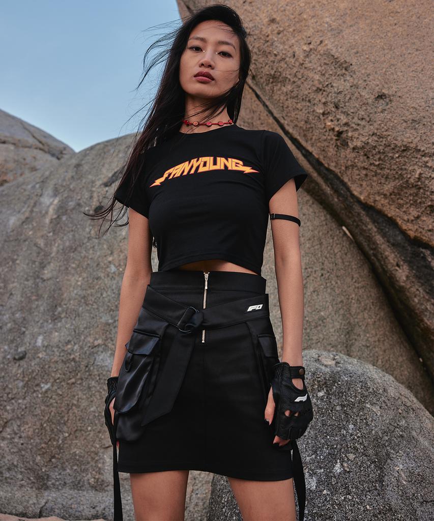 Panyoung Cargo Wrap With Mini Skirt