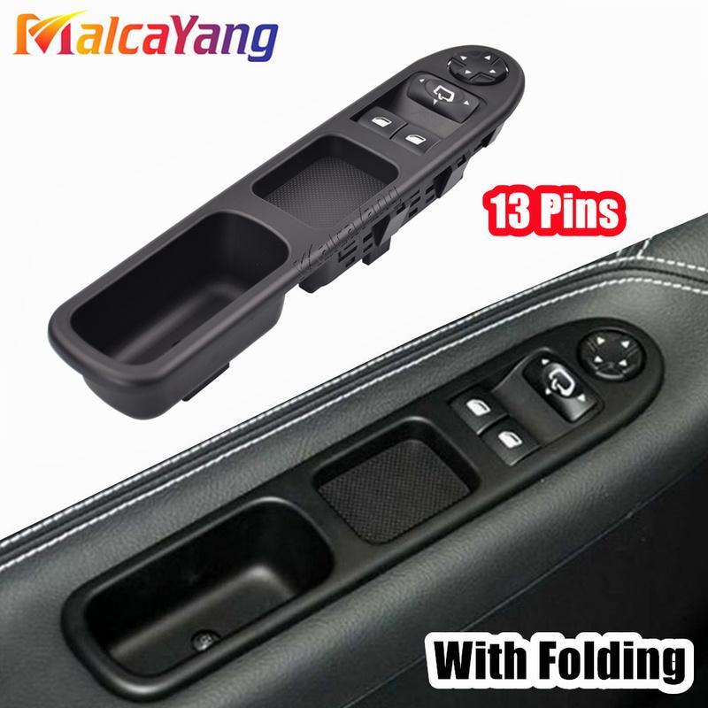 6554.QA 6554QA Power Window Control Switch for Peugeot 207 207CC 207SW Front Left Drive Side Electric Master Power Window Switch
