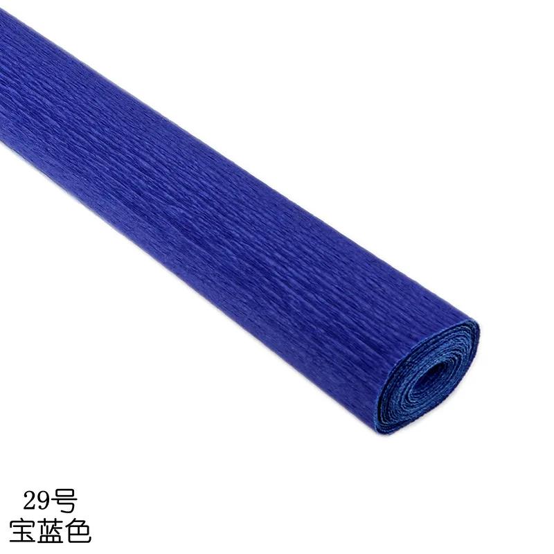 Colorful Handmade Crepe Paper DIY Material Rose Telescopic Curling Paper for Home Student Party Decoration