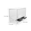 Clear Restaurant Coffee Stirrer Box Pressing Straw Container Pressing Straw Dispenser Straw Bulk Storage Box Drinking Straw Case
