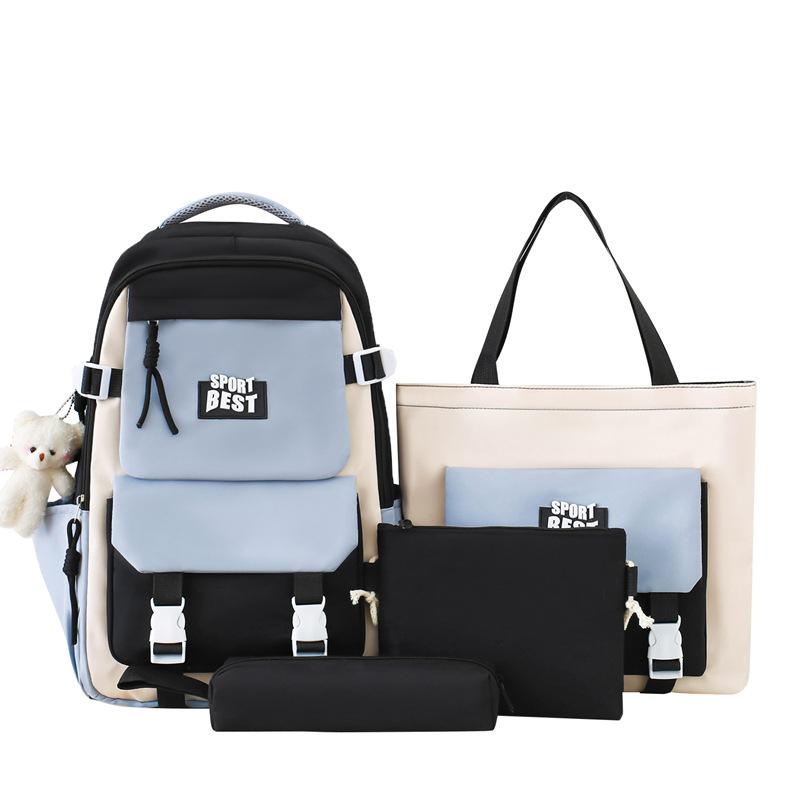 Schoolbag Female Campus Style Japanese Girls Junior High School High School Students Large Capacity Backpack Korean Version College Student