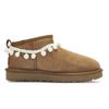 UGG CLASSIC ULTRA MINI 811 Manufacturing, Lunar Wander Thermal Ankle Length Snow Boots Women's Chestnut Brown 1116109-CHE(Team80-)