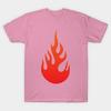 T Shirt Women Fire Harajuku Print Kawaii Tshirt Summer Short Sleeve Female T-Shirt Top Tee