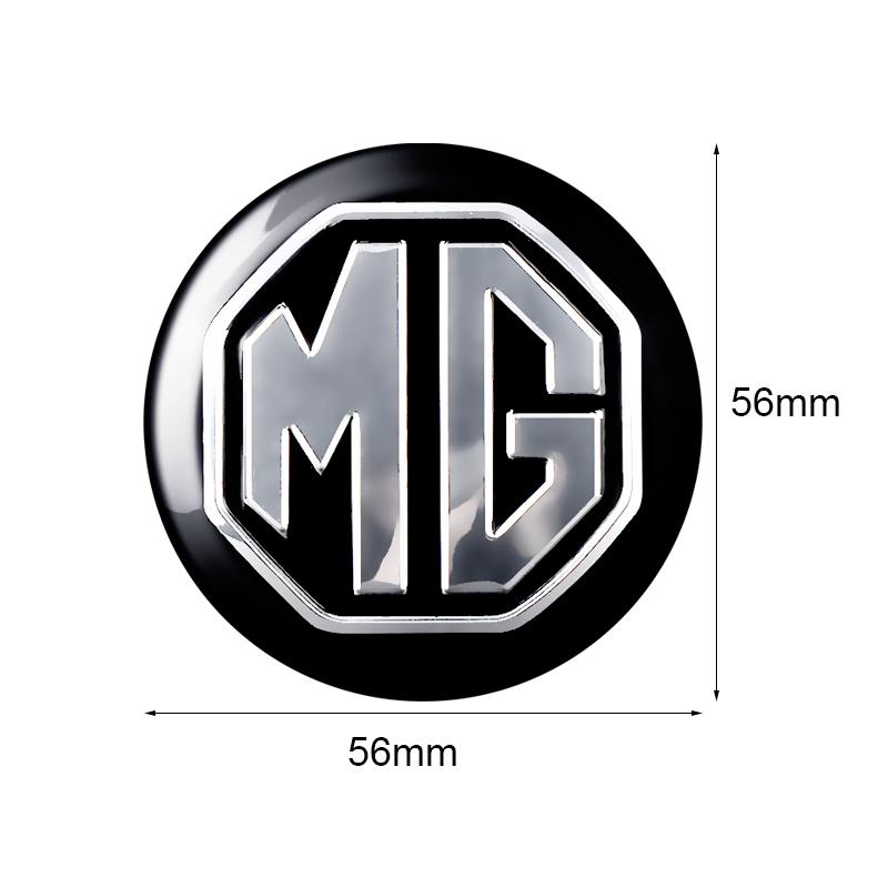 56/60MM 4Pcs Car Wheel Center Hub Cap Badge Accessories For Morris Garages MG ZS 7 6 Cyberster MG4 EV ES HS One GT GS MG3 ZX MG7