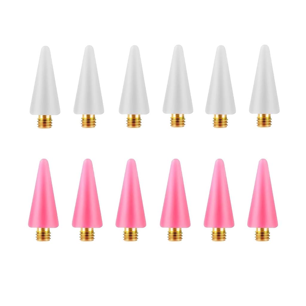 16/21 Stück Nagel Strass Aufheber Ersatz Wachskopfspitzen Strass Aufheber Werkzeug Wachsspitze für Nagel Punktierstift