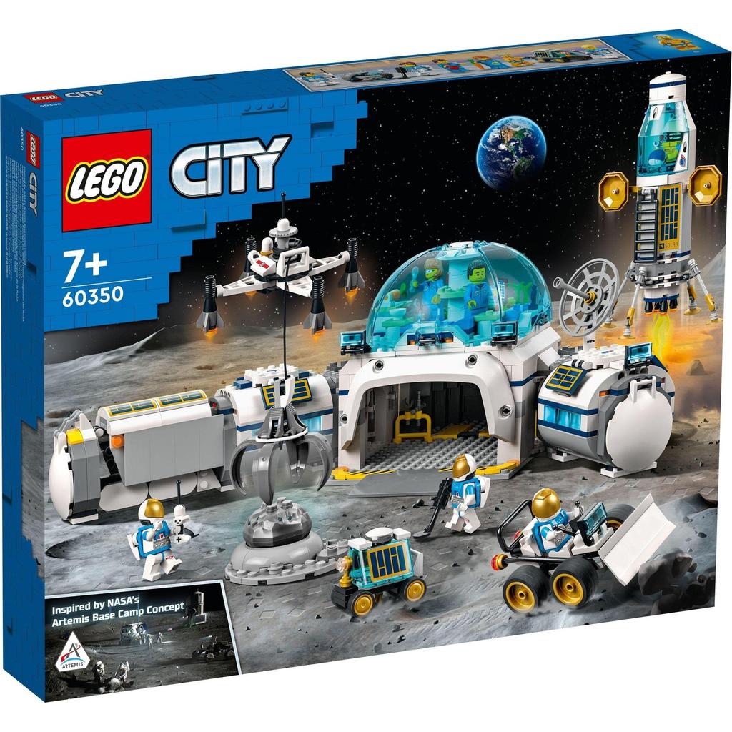 LEGO City Moon Rover 60350 Toy Blocks Gift Space Rocket for Boys and Girls Ages 7 and Up