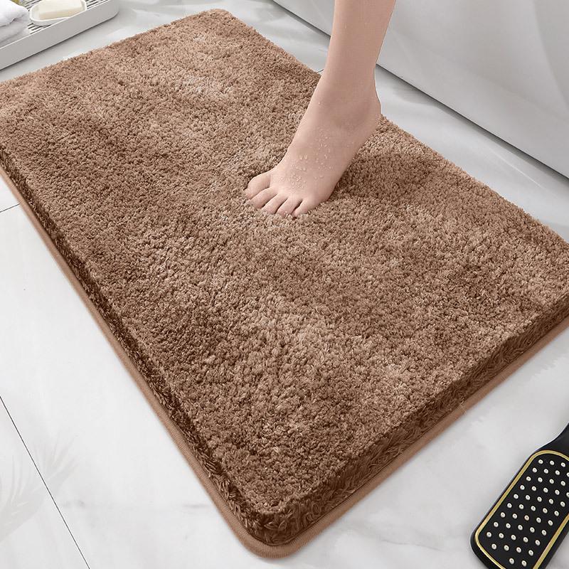 Toilet Absorbent Floor Mat Bathroom Toilet U-Shaped Mat Toilet Entrance Door Non-Slip Foot Pad Toilet Carpet