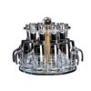Glass Liquor Decanter and Shot Glass Set