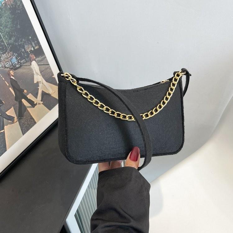 Stylish Pu Felt Tote Bag For Women In Khaki Black Pink And Lemon Yellow For Daily Use