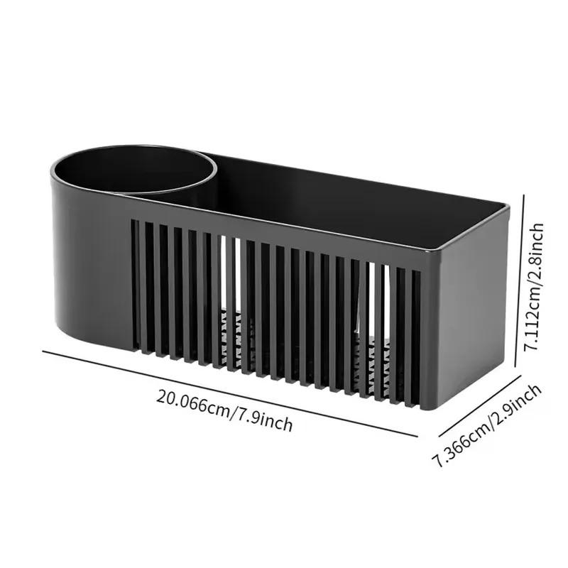 1 kitchen drainage rack for storing cleaning tools, sponges, cleaning wipes