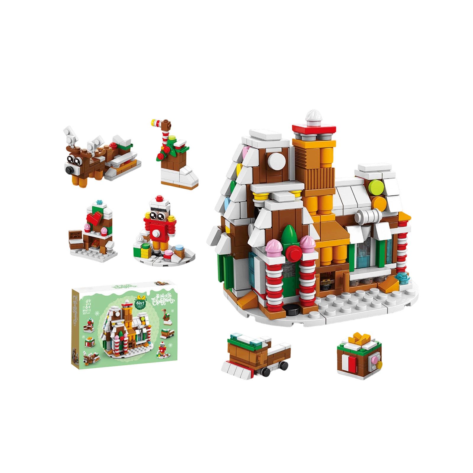 

Рождественский пряничный домик, сборка, рождественская коробка, рождественская сборка One Size