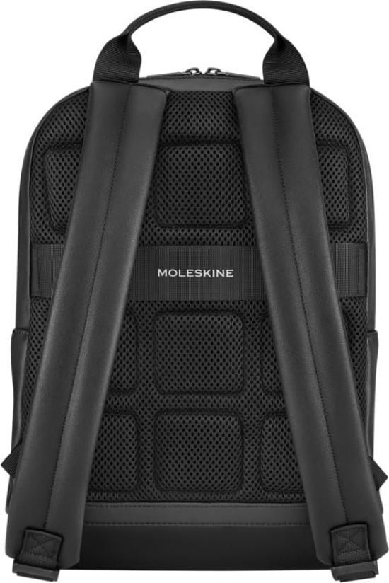 Moleskine Classic Small Backpack, 13-inch Laptop Storage, Men's, Black, Model ET23C2BKSBK, One Size