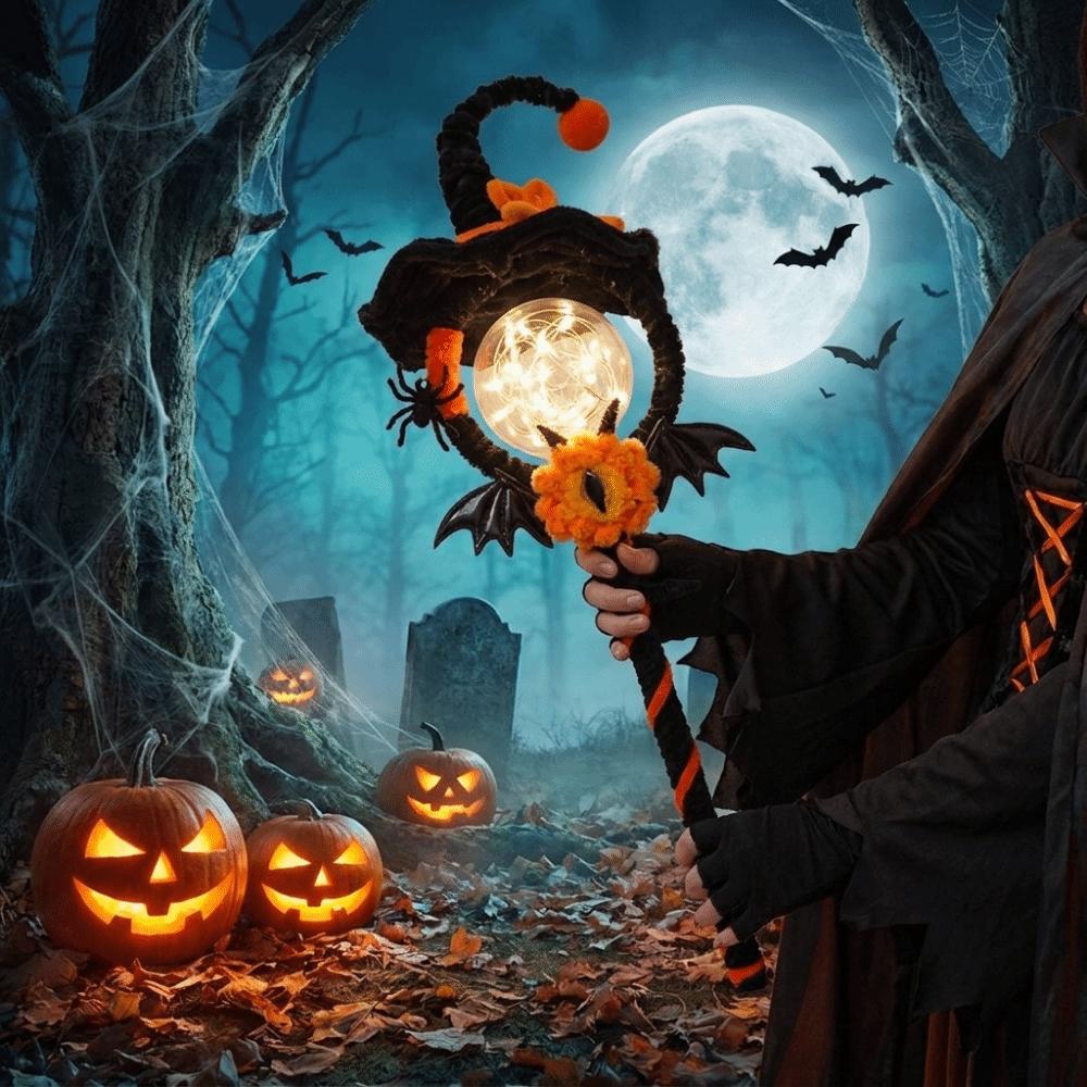 DIY Kit Halloween DIY Fairy Stick Bendable Halloween Handheld Lantern Handcraft Art