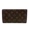 Louis Vuitton M61215 Monogram Monogram Porte Tresor International Tri-fold Wallet Brown Monogram Used
