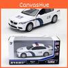 Alloy Car M5 Model 136 Scale Police Emergency Vehicle For Kids Collectors