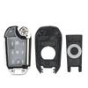 Guscio Chiave Auto per Peugeot 208 2008 301 308 508 5008 Rcz Per Citroen C-Elysee C4-Cactus Guscio Chiave con Telecomando Centrale per Fari