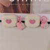 Applicable to Apple AirPods 1 generation Bluetooth headset case Pro1 peach powder love Apple headset case 1st generation