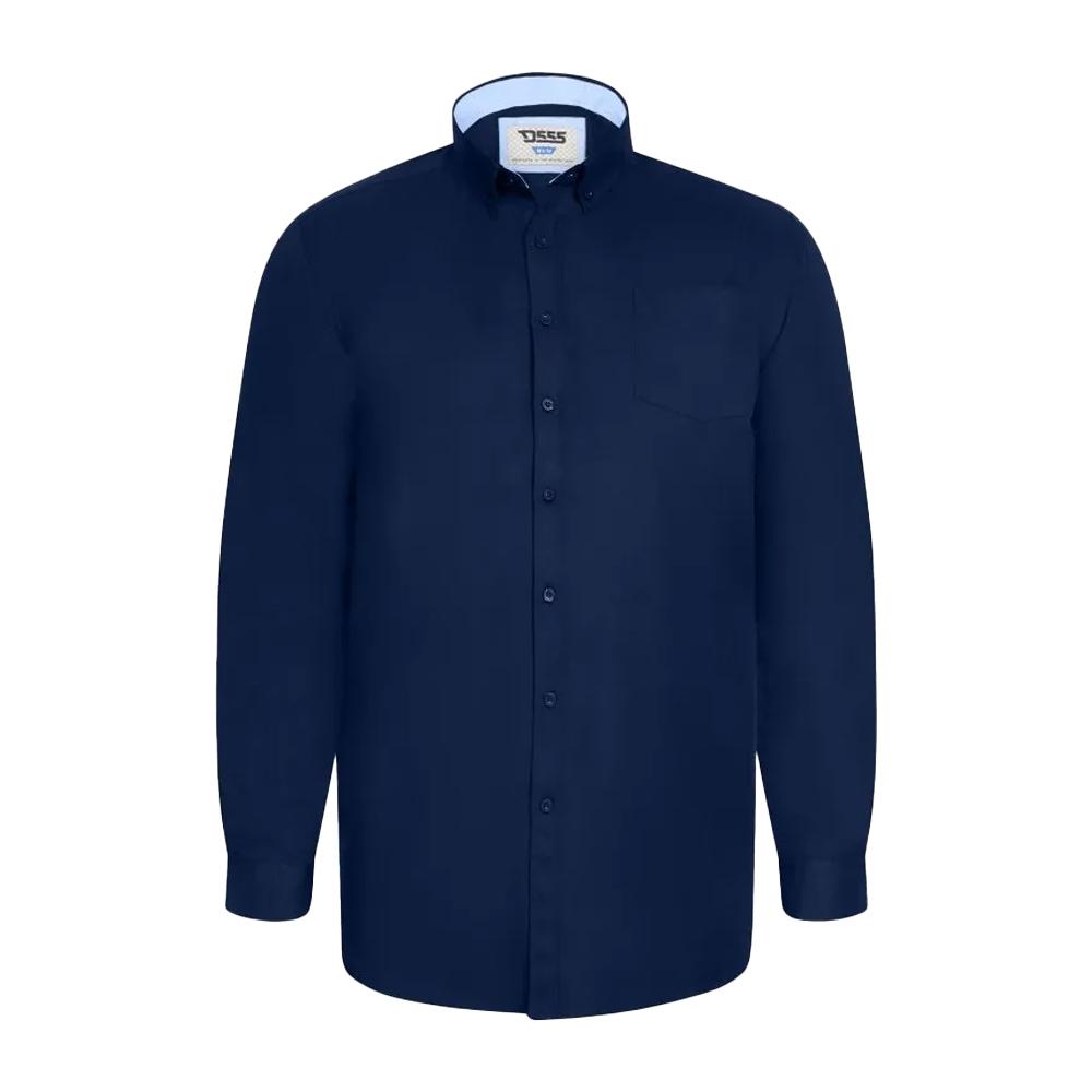 Duke Mens D555 Richard Oxford Kingsize Tall Long-Sleeved Shirt