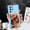 Yorkshire Terrier Dog Soft Phone Case for Samsung Galaxy S26 S25 Edge S24 Ultra S23 Plus S22 S21 FE S20 Black Cover Back Shell