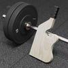 Portable Wooden Lever for Changing Barbell Weight Plates