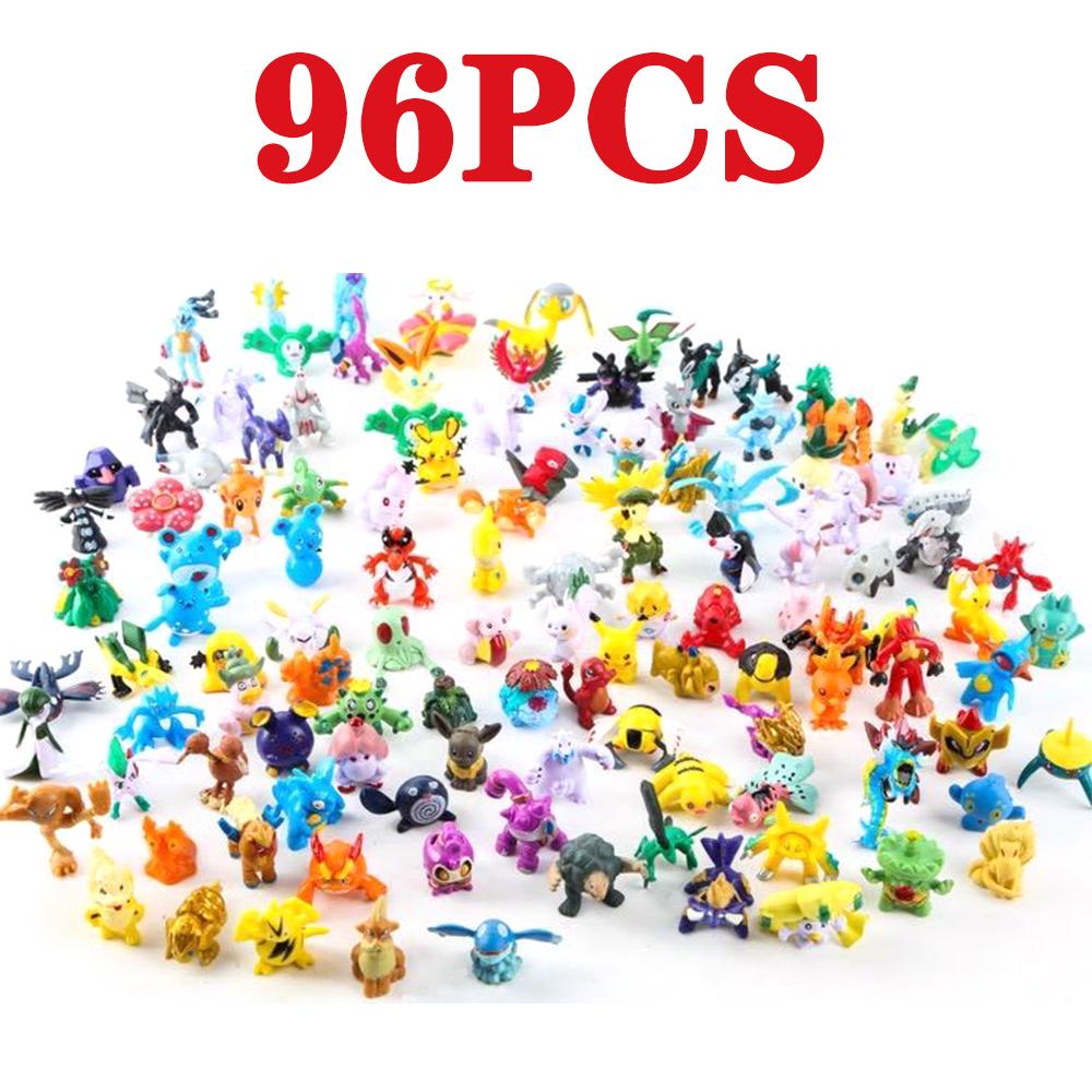144 Styl Pokémon Figurka Hračky Anime Pikachu Akční Figurka Model Ozdobná Dekorace Sbírej Hračky Navrženo Pro Dětský Vánoční Dárek