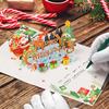 Merry Christmas Cards, Light Music Christmas Card, 3D Pop Up Xmas Card