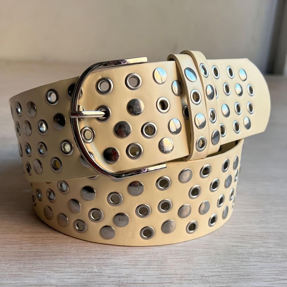 Heavy-Duty Design Punk Studded Belt Personalized Retro-style Decorative Belt Concert