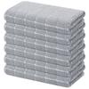 Homaxy 2/4Pcs Cotton Dish Towels Dishcloth Ultra Soft And Absorbent Kitchen Towels Household Cleaning Tools Kitchen Wash Cloth
