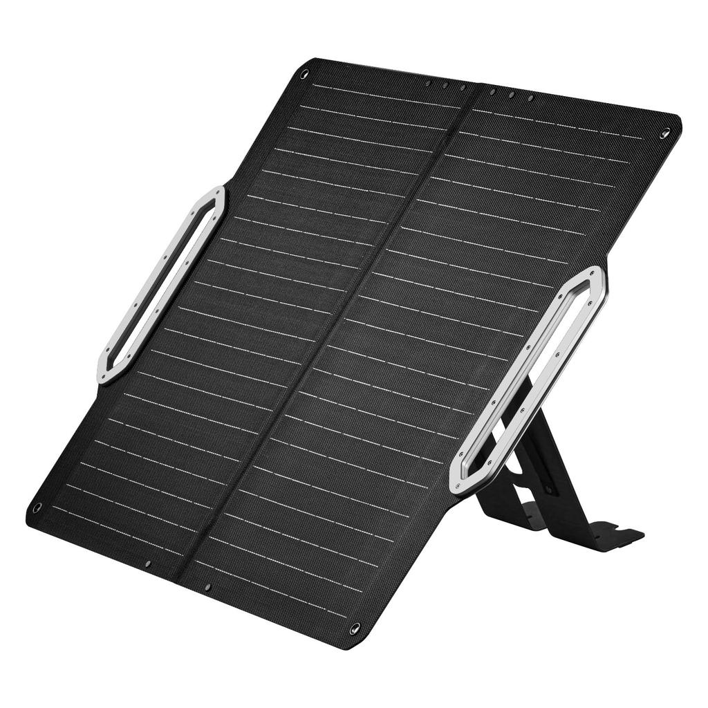 ICECO 80W Solar High Conversion IP67 Dustproof and Disaster Portable Power Charger Panel, Output, 22% Efficiency, Waterproof, Foldable, Compact,