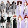 New Handmade Woolen Coat Outfit Multistyles Fashion Plush Overcoat Doll Accessories For 11.5 Inch 30cm Dolls/for 1/6 Bjd Dolls