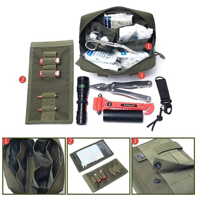 Outdoor Sports Multifunctional MOLLE Medical Bag First Aid Storage EDC Tool Accessory