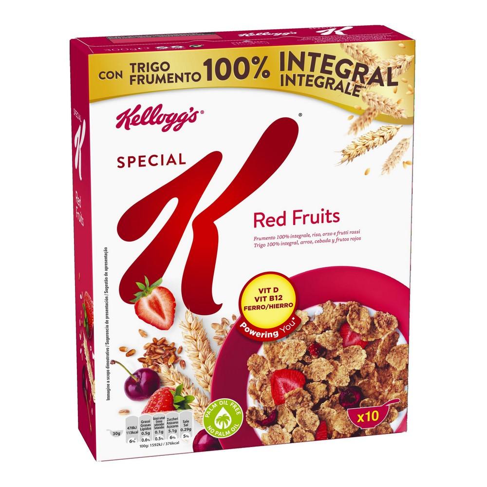 

Специальные хлопья Kellogg s K с красными фруктами (300 г) TU прозрачный