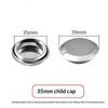 2Pcs Stainless Steel Sink Plug Faucet Hole Cover Water Stopper Kitchen Drainage Seal Anti-leakage Basin Laundry Accessories